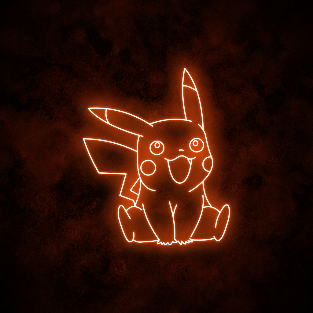 "Pikachu" Neon Sign