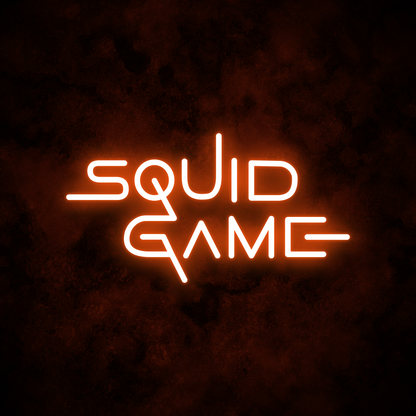 "Squid Game" Neon Sign