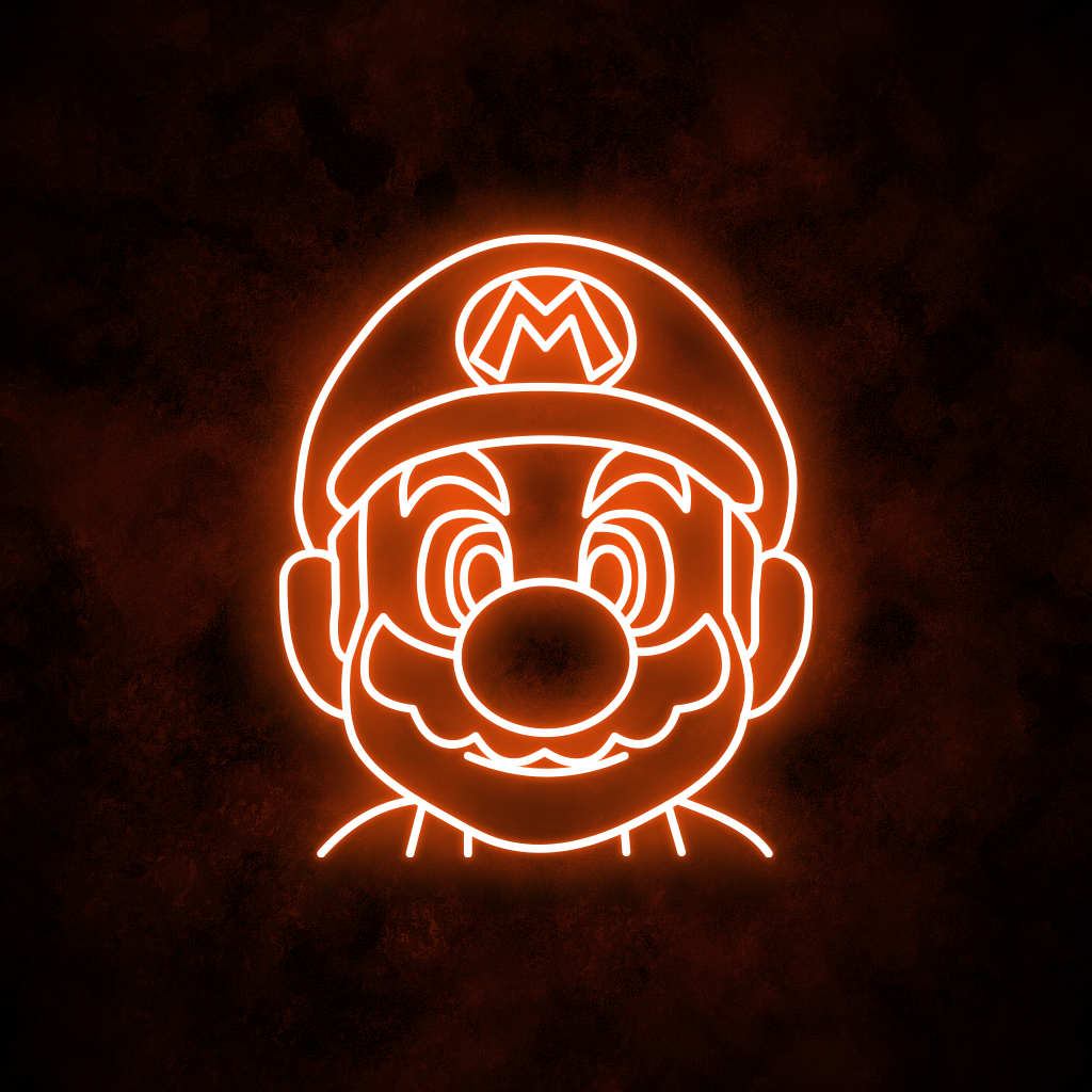"Mario" Neon Sign