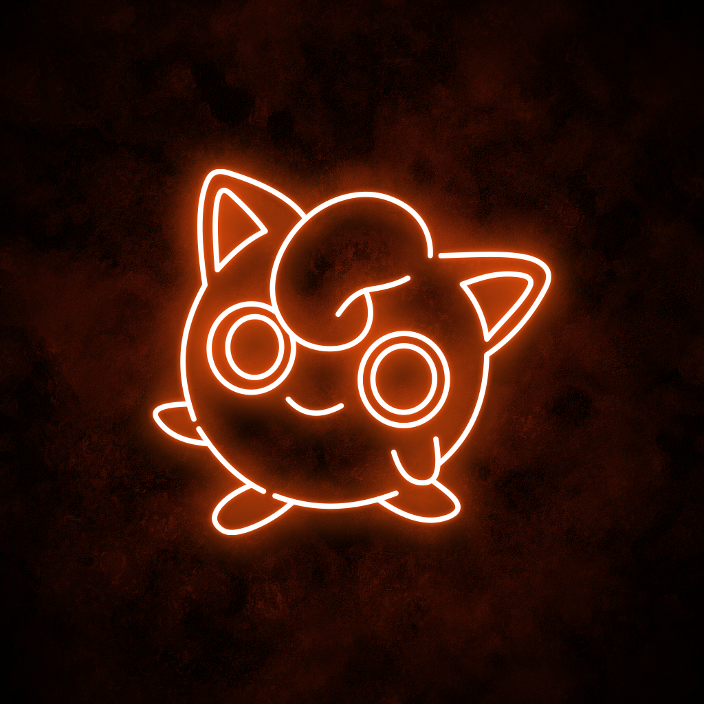 "Jigglypuff" Neon Sign