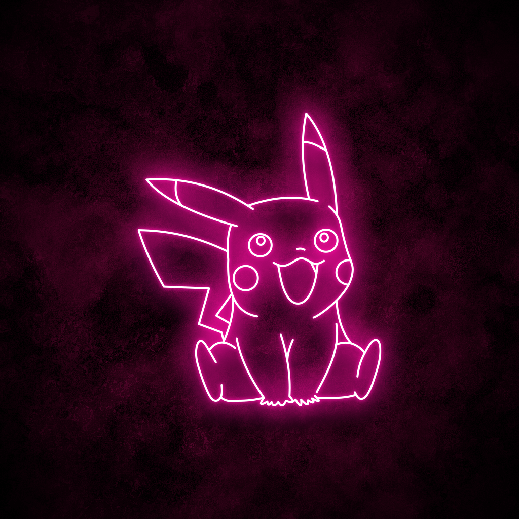 "Pikachu" Neon Sign
