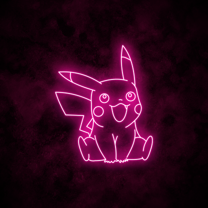 "Pikachu" Neon Sign