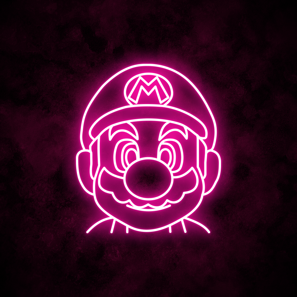 "Mario" Neon Sign
