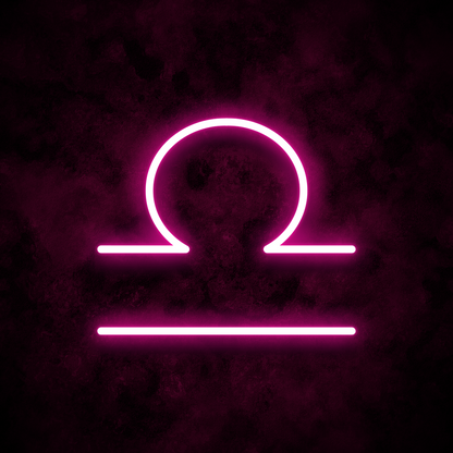 "Libra" Neon Sign