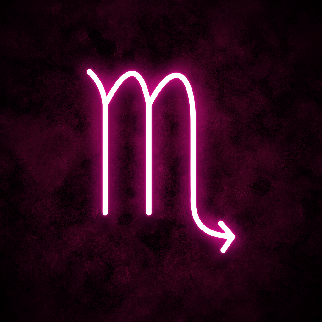 "Scorpio" Neon Sign