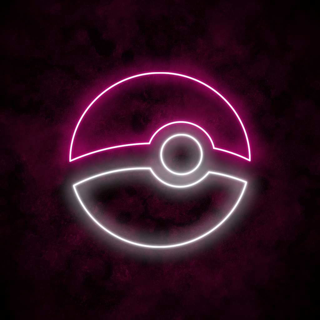 "Poké Ball" Neon Sign