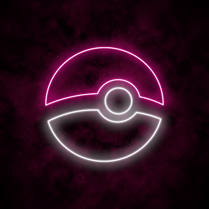 "Poké Ball" Neon Sign