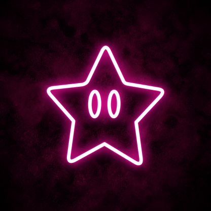 "Super Star" Neon Sign
