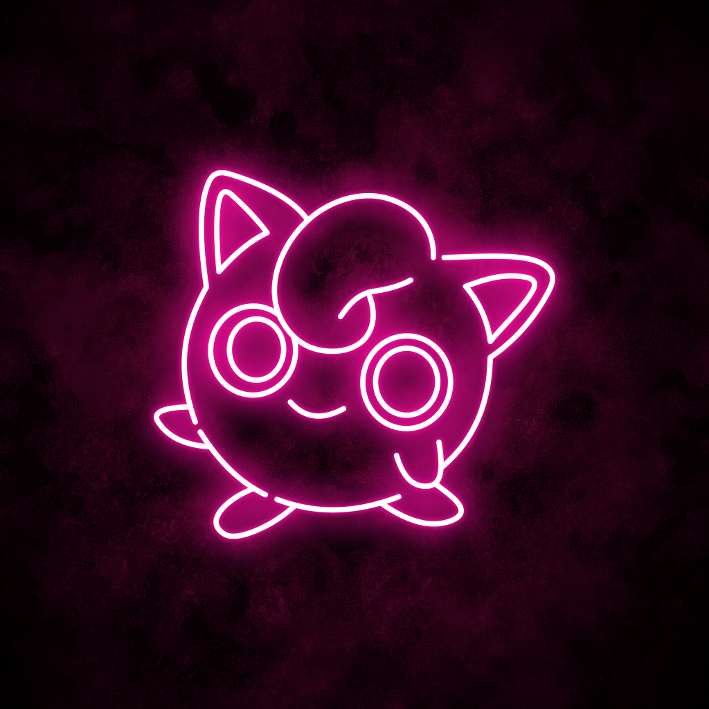 "Jigglypuff" Neon Sign