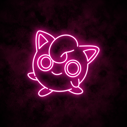 "Jigglypuff" Neon Sign