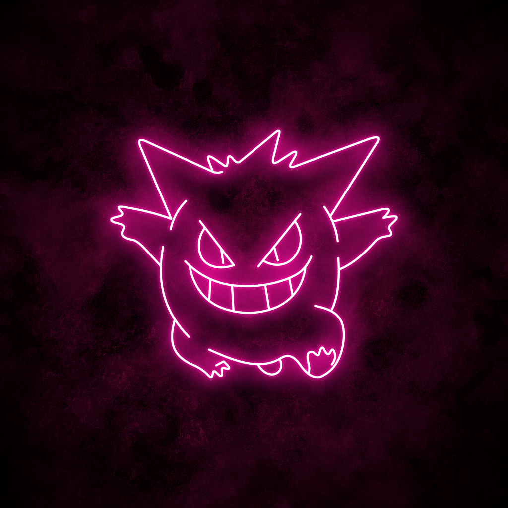 "Gengar" Neon Sign