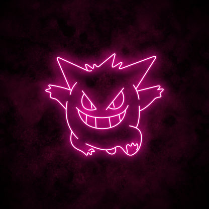 "Gengar" Neon Sign