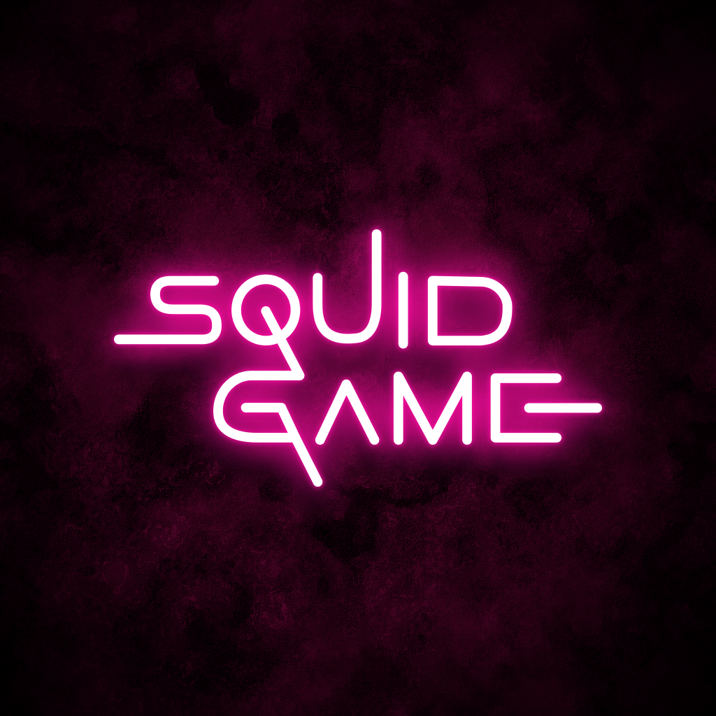"Squid Game" Neon Sign