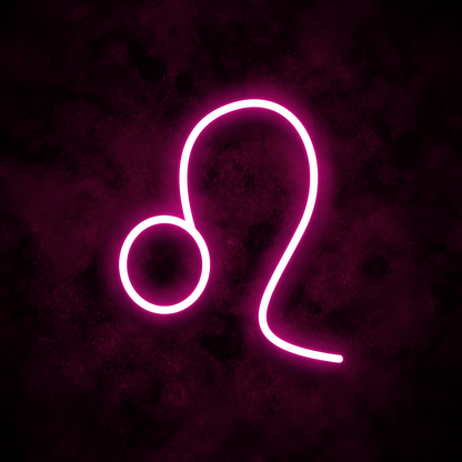"Leo" Neon Sign