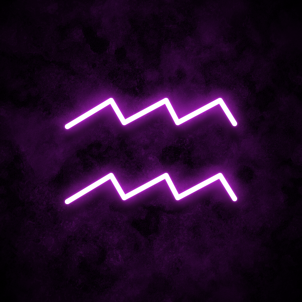 "Aquarius" Neon Sign