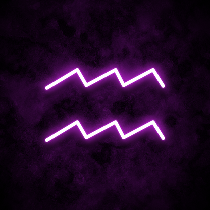 "Aquarius" Neon Sign