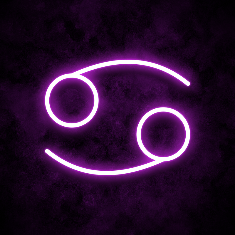 "Cancer" Neon Sign