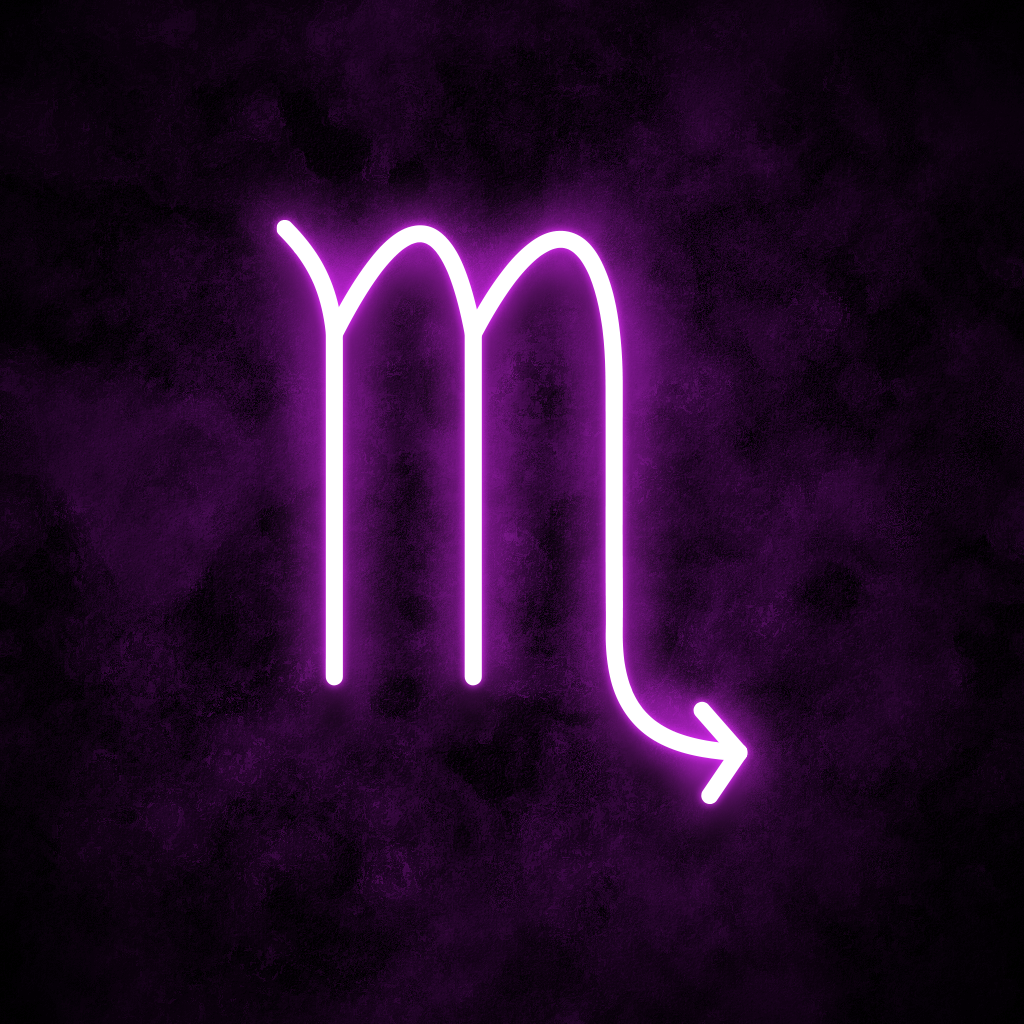 "Scorpio" Neon Sign