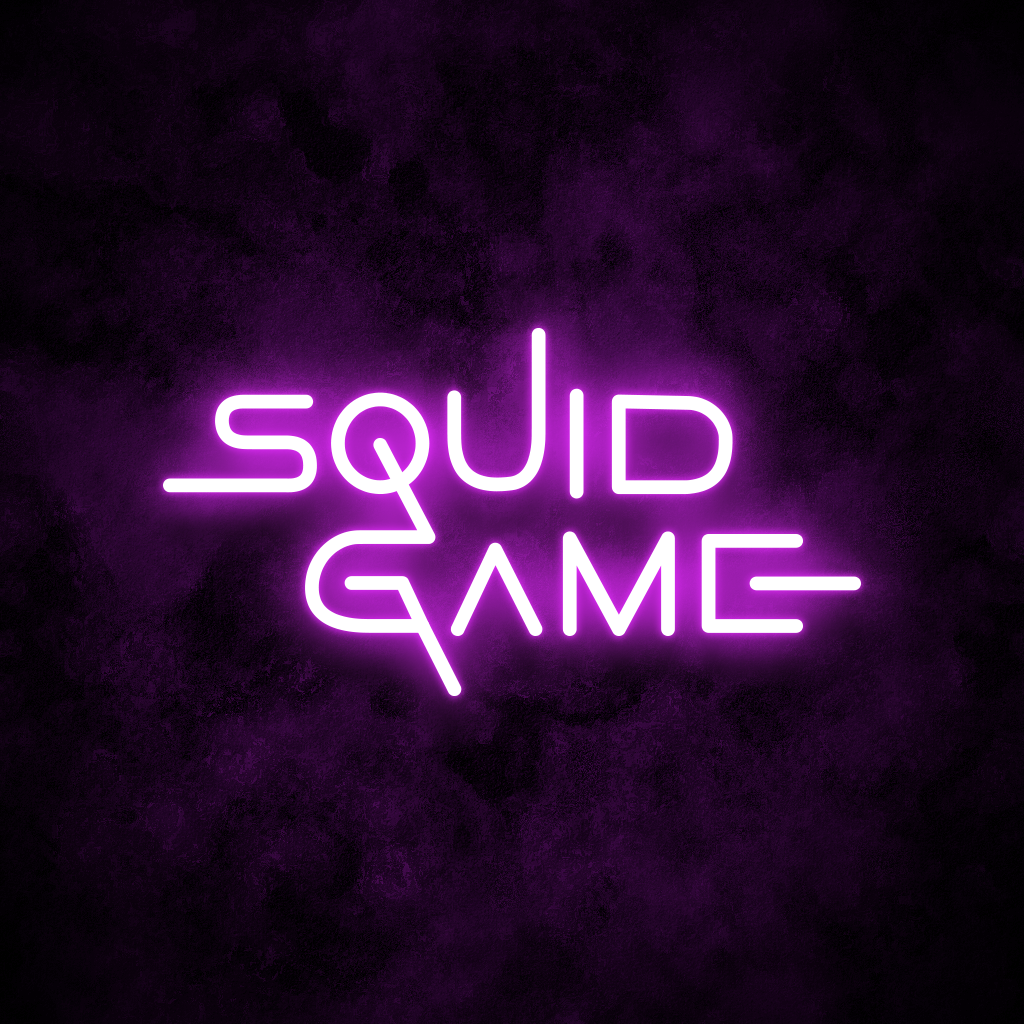 "Squid Game" Neon Sign