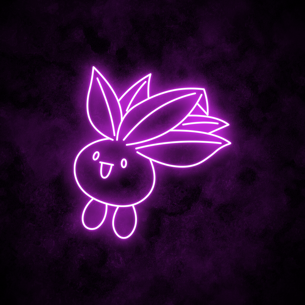 "Oddish" Neon Sign