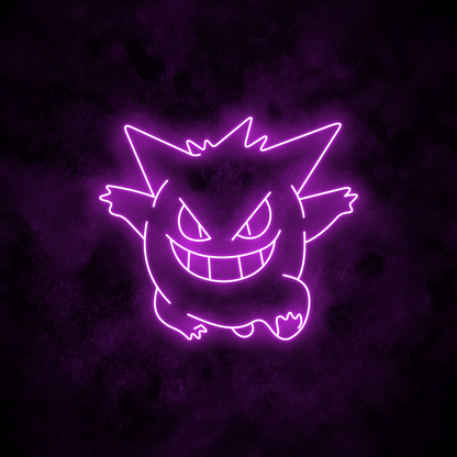 "Gengar" Neon Sign