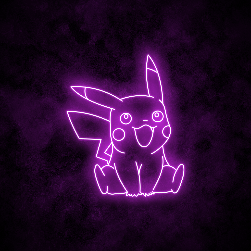 "Pikachu" Neon Sign