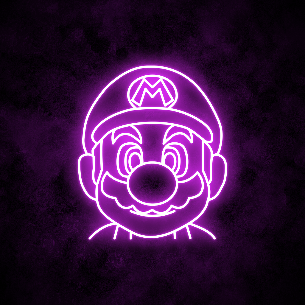 "Mario" Neon Sign