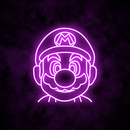 "Mario" Neon Sign
