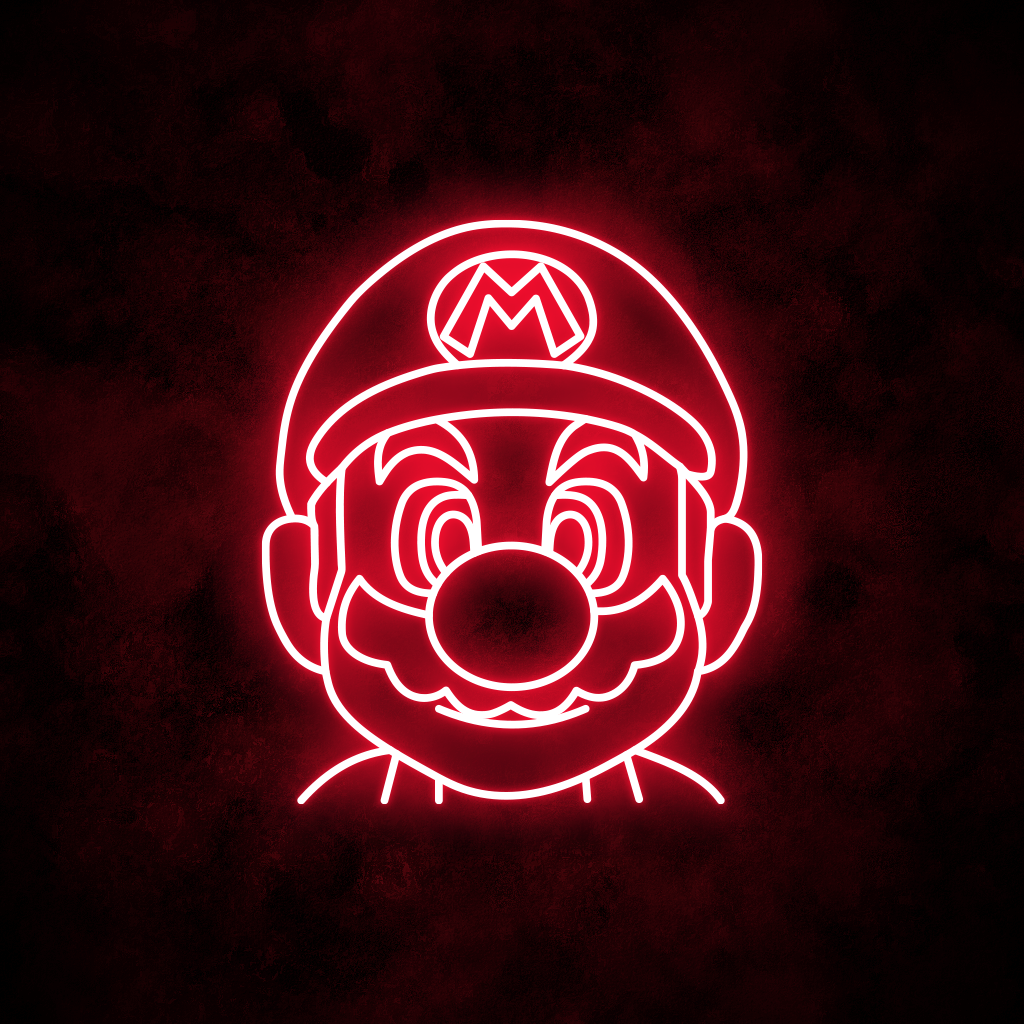 "Mario" Neon Sign