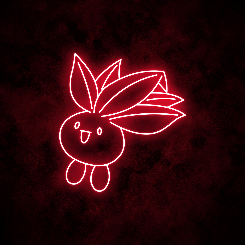 "Oddish" Neon Sign
