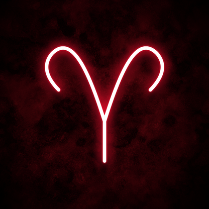"Aries" Neon Sign