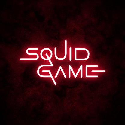 "Squid Game" Neon Sign