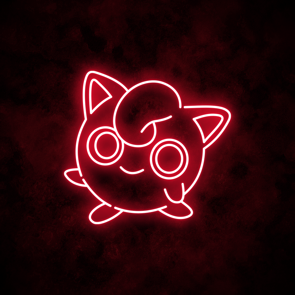 "Jigglypuff" Neon Sign