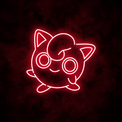 "Jigglypuff" Neon Sign