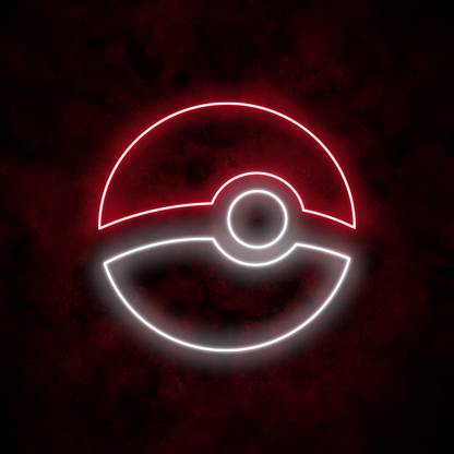 "Poké Ball" Neon Sign