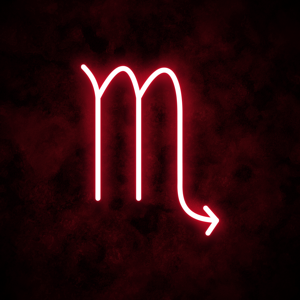 "Scorpio" Neon Sign
