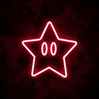 "Super Star" Neon Sign