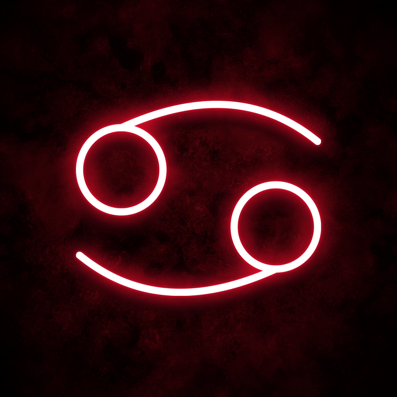 "Cancer" Neon Sign
