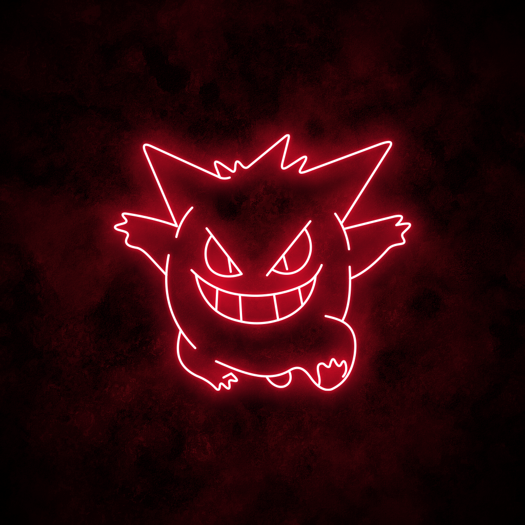 "Gengar" Neon Sign