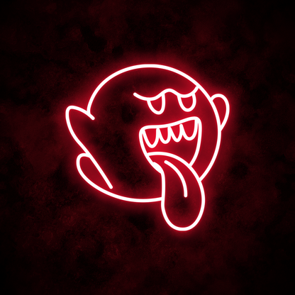 "Boo" Neon Sign