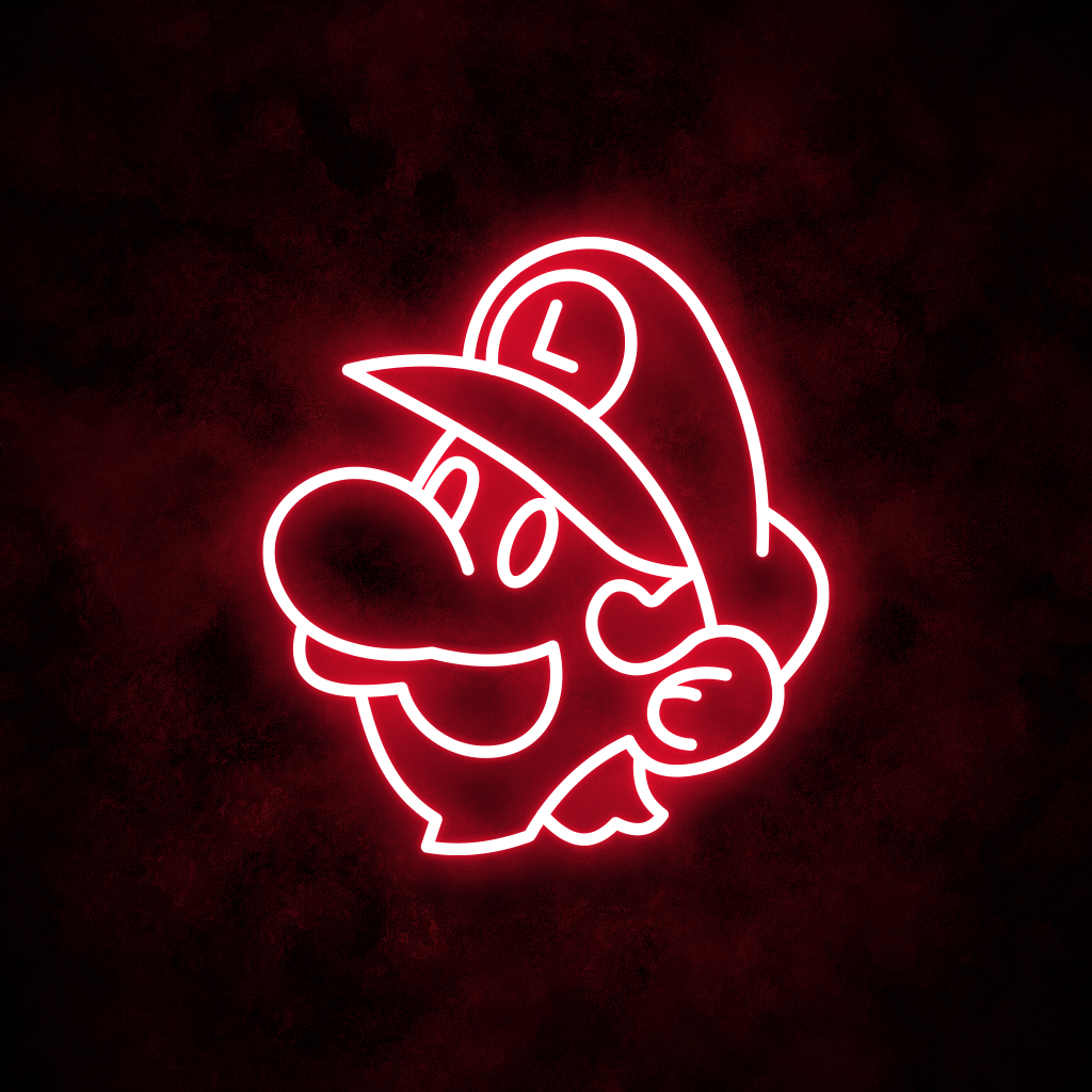 "Luigi" Neon Sign