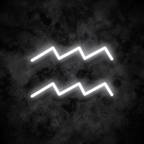 "Aquarius" Neon Sign