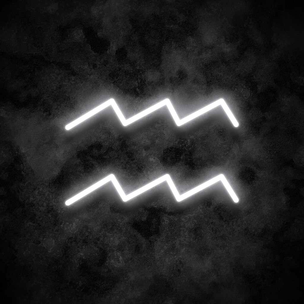 "Aquarius" Neon Sign