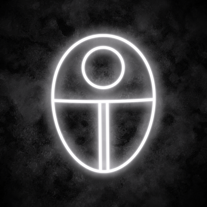 "Circle Mask" Neon Sign