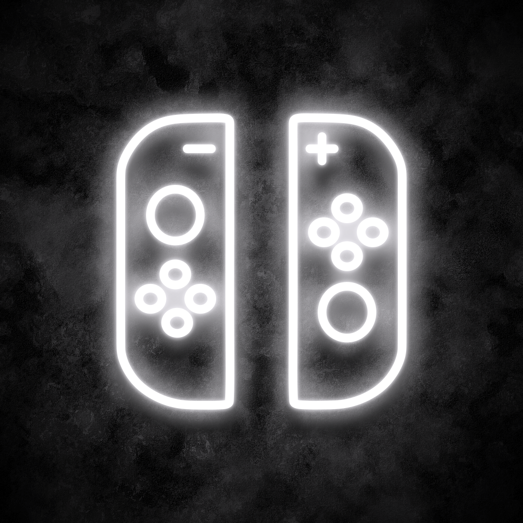 "Nintendo Switch w Buttons" Neon Sign