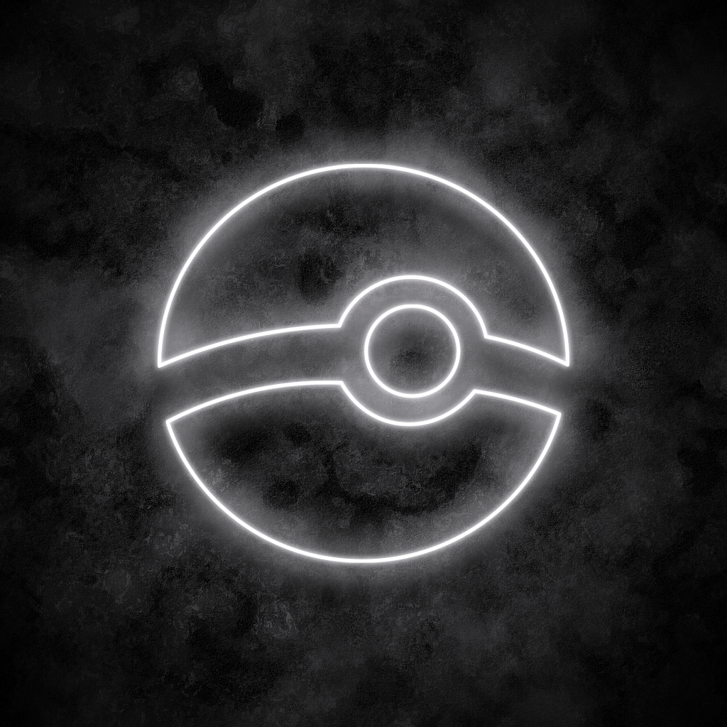 "Poké Ball" Neon Sign