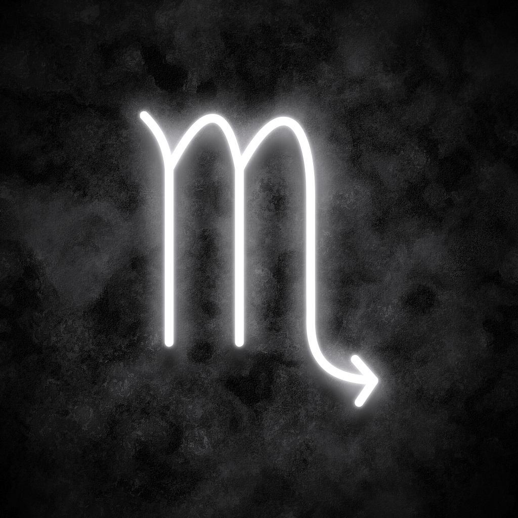 "Scorpio" Neon Sign