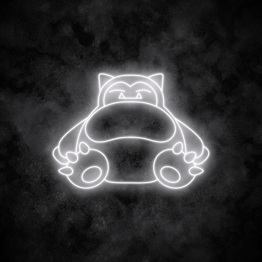 "Snorlax" Neon Sign