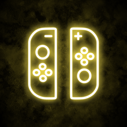 "Nintendo Switch w Buttons" Neon Sign