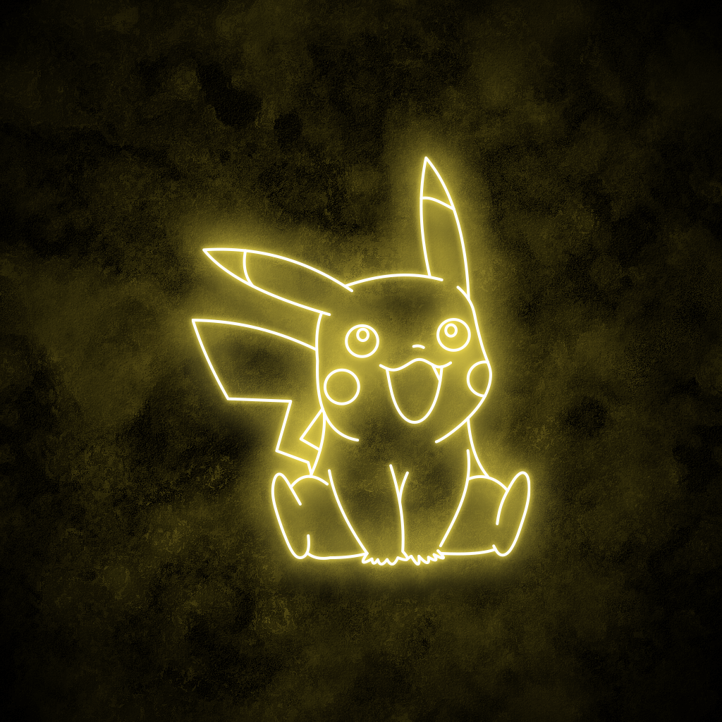 "Pikachu" Neon Sign